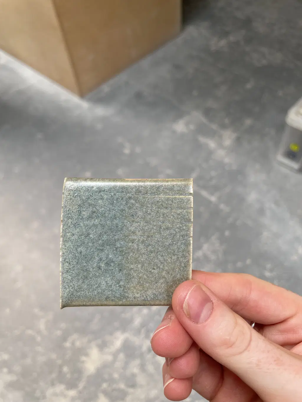 Talc Base (rutile and zirc) with 0.6 Cobalt Carbonate & 1.2 Copper ...