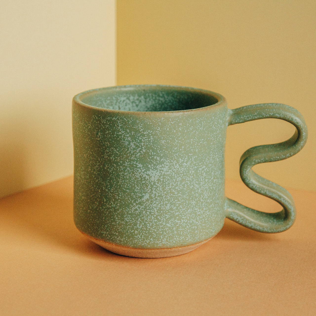 Ferro Texture Katz-Burke Matte - Spotted green | Glazy